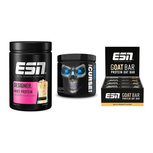 Home-Gym-Starter: ESN Designer + JNX Sports + 5× ESN Goat Bar – alle enthaltenen Artikel