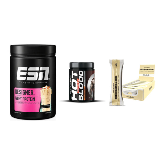 Home-Gym-Starter: ESN Designer + Scitec Hot + 5× Barebells – alle enthaltenen Artikel