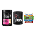 Home-Gym-Starter: ESN Designer + Peak EPIC Pump + 5× Wispy Protein – alle enthaltenen Artikel