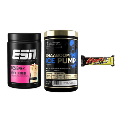 Home-Gym-Starter: ESN Designer + Kevin Levrone + 5× Mars High – alle enthaltenen Artikel