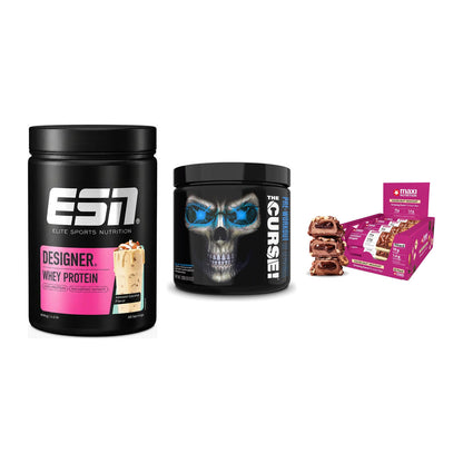Home-Gym-Starter: ESN Designer + JNX Sports + 5× MaxiNutrition – alle enthaltenen Artikel