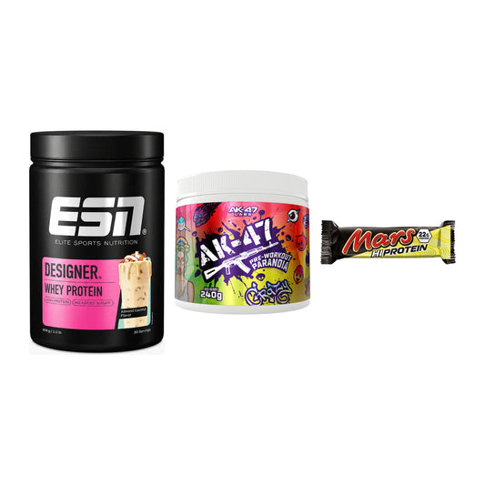 Home-Gym-Starter: ESN Designer + AK47 Labs + 5× Mars High – alle enthaltenen Artikel