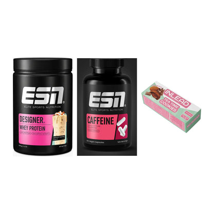 Home-Gym-Starter: ESN Designer + ESN Caffeine + 5× INLEAD Tea Time – alle enthaltenen Artikel