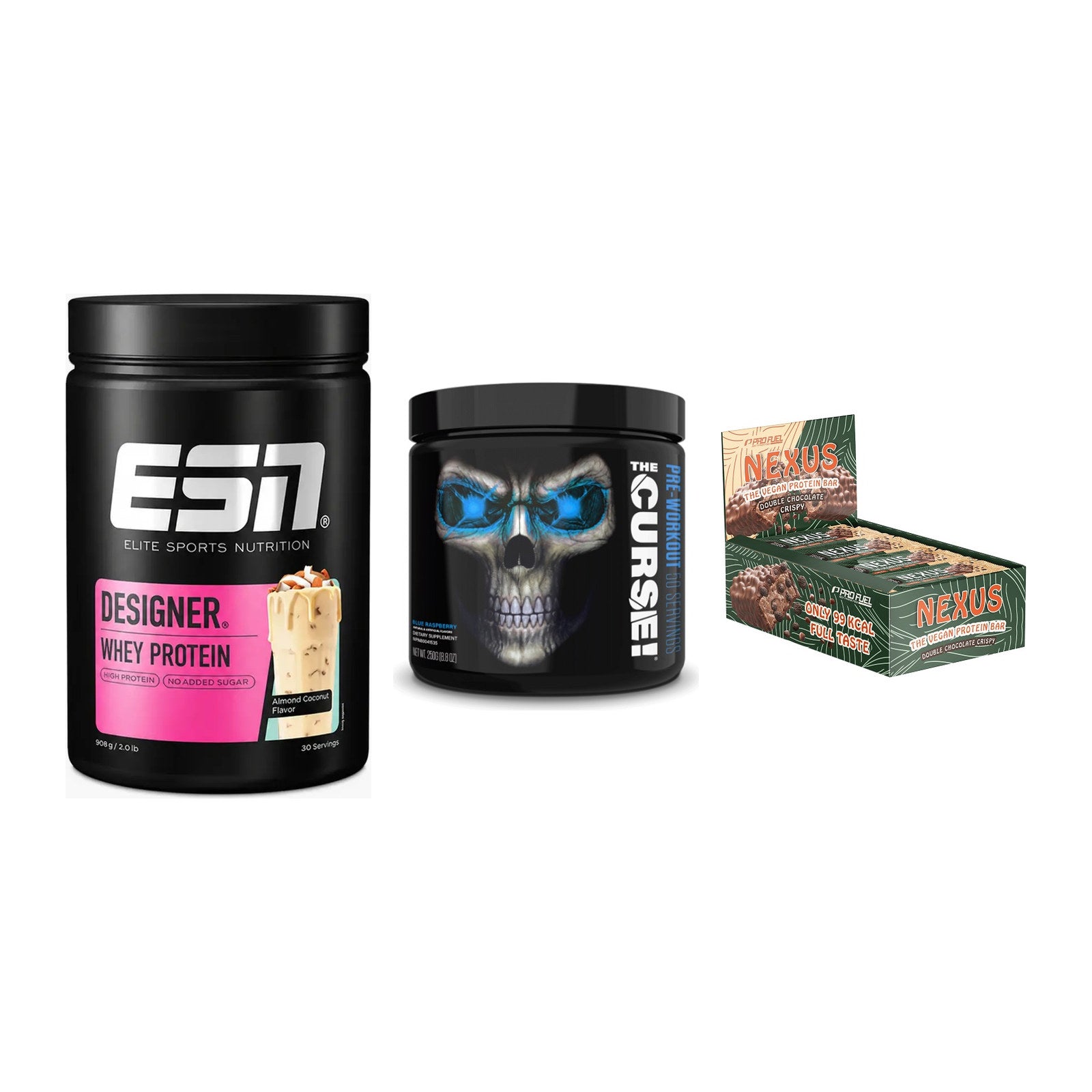 Home-Gym-Starter: ESN Designer + JNX Sports + 5× ProFuel Nexus – alle enthaltenen Artikel