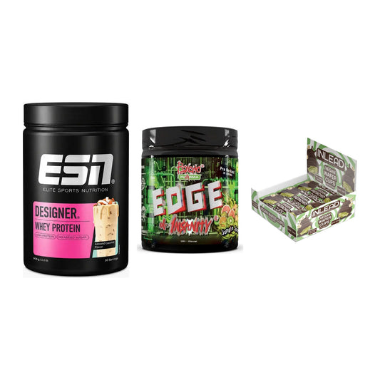 Home-Gym-Starter: ESN Designer + Psycho Pharma + 5× INLEAD Wafer – alle enthaltenen Artikel