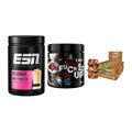 Home-Gym-Starter: ESN Designer + Swedish Supplem + 5× MaxiNutrition – alle enthaltenen Artikel