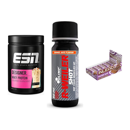 Home-Gym-Starter: ESN Designer + Olimp R-Weiler + 5× INLEAD Wafer – alle enthaltenen Artikel