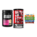 Home-Gym-Starter: ESN Designer + BAD ASS Pre + 5× Wispy Protein – alle enthaltenen Artikel