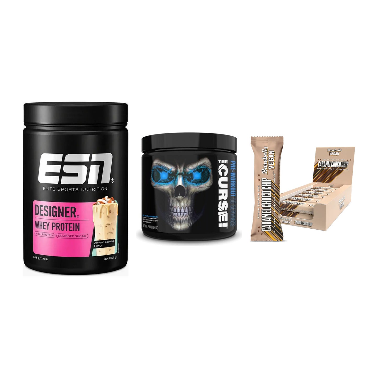 Home-Gym-Starter: ESN Designer + JNX Sports + 5× Barebells Vegan – alle enthaltenen Artikel