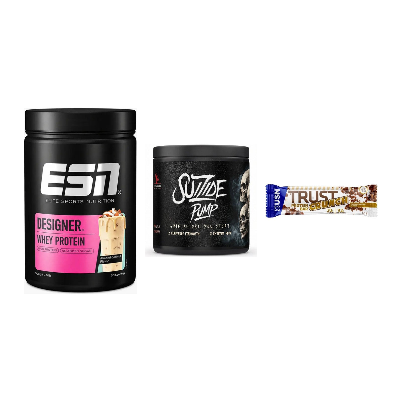 Home-Gym-Starter: ESN Designer + #GYMJUICE + 5× USN TRUST – alle enthaltenen Artikel