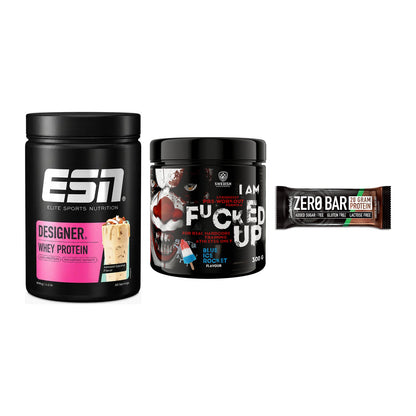 Home-Gym-Starter: ESN Designer + Swedish Supplem + 5× BioTech Zero – alle enthaltenen Artikel