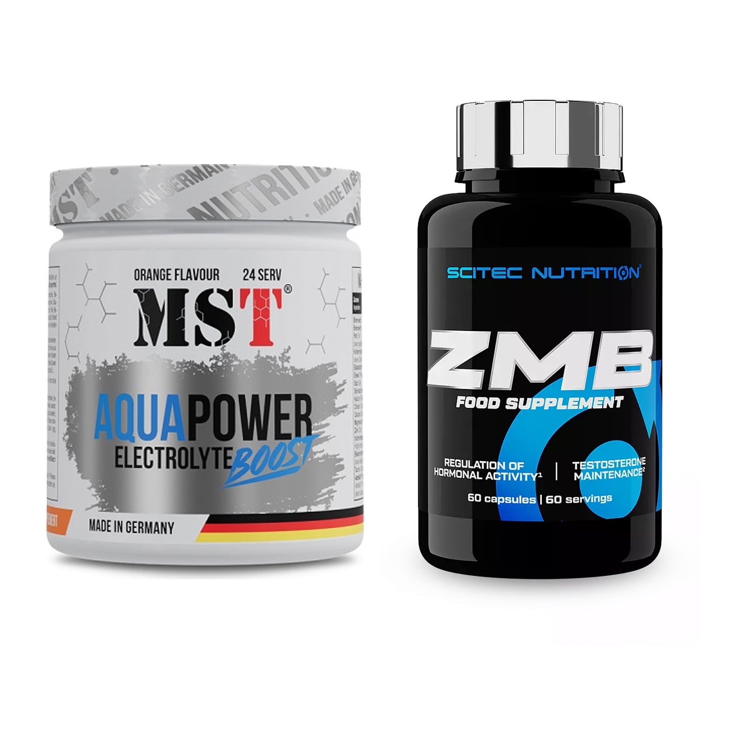 Hydrations-Set: MST Aqua Power Electrolyte Boost + Scitec ZMB – alle enthaltenen Artikel