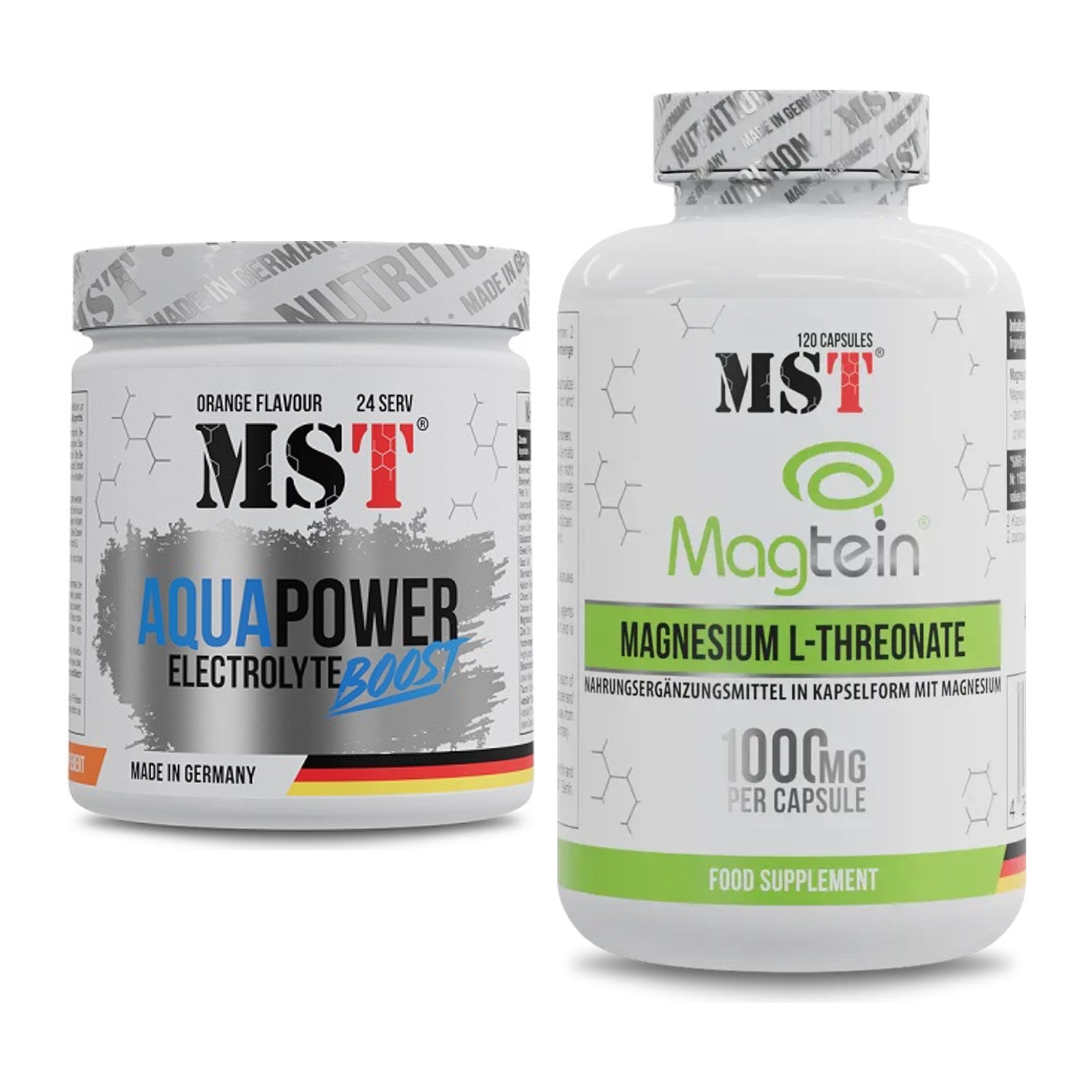 Hydrations-Set: MST Aqua Power + MST Magnesium L-Threonate – alle enthaltenen Artikel
