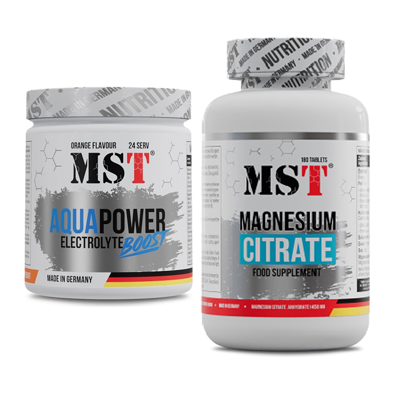 Hydrations-Set: MST Aqua Power + MST Magnesium Citrat – alle enthaltenen Artikel