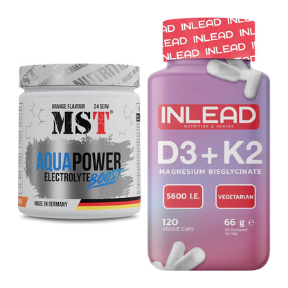 Hydrations-Set: MST Aqua Power + INLEAD Vitamin D3 + K2 – alle enthaltenen Artikel