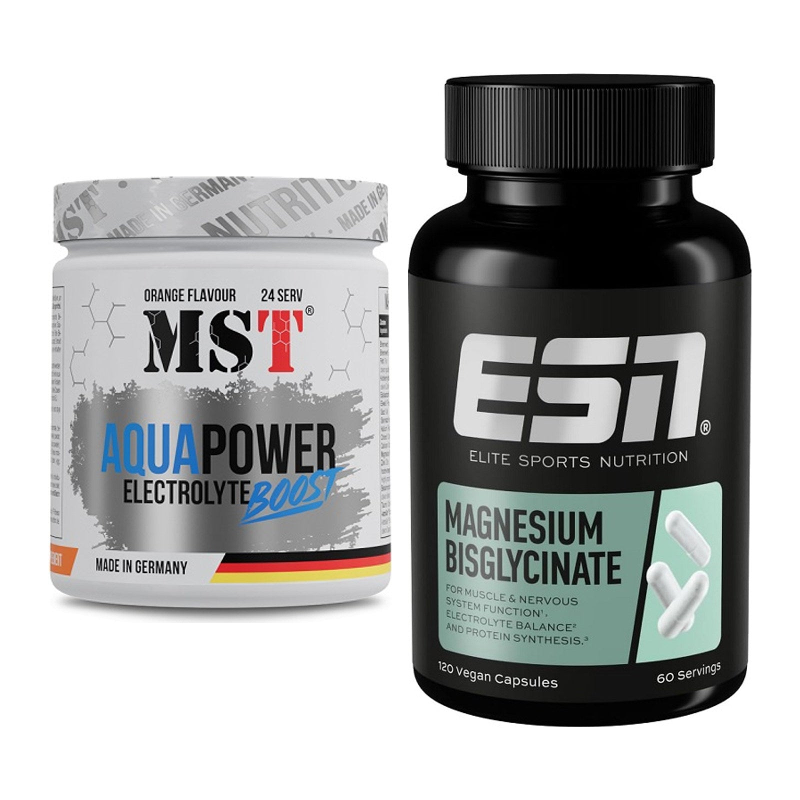 Hydrations-Set: MST Aqua Power + ESN Magnesium Bisglycinat – alle enthaltenen Artikel