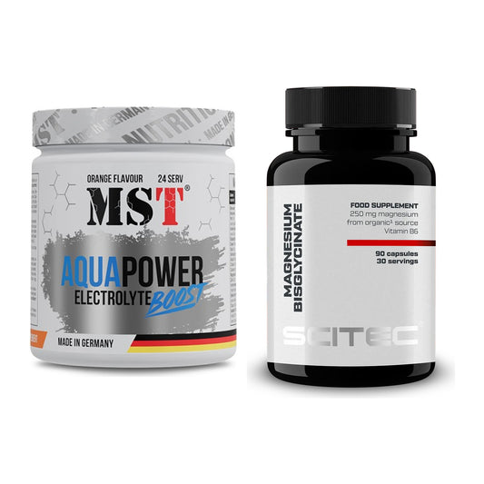 Hydrations-Set: MST Aqua Power + Scitec Magnesium – alle enthaltenen Artikel