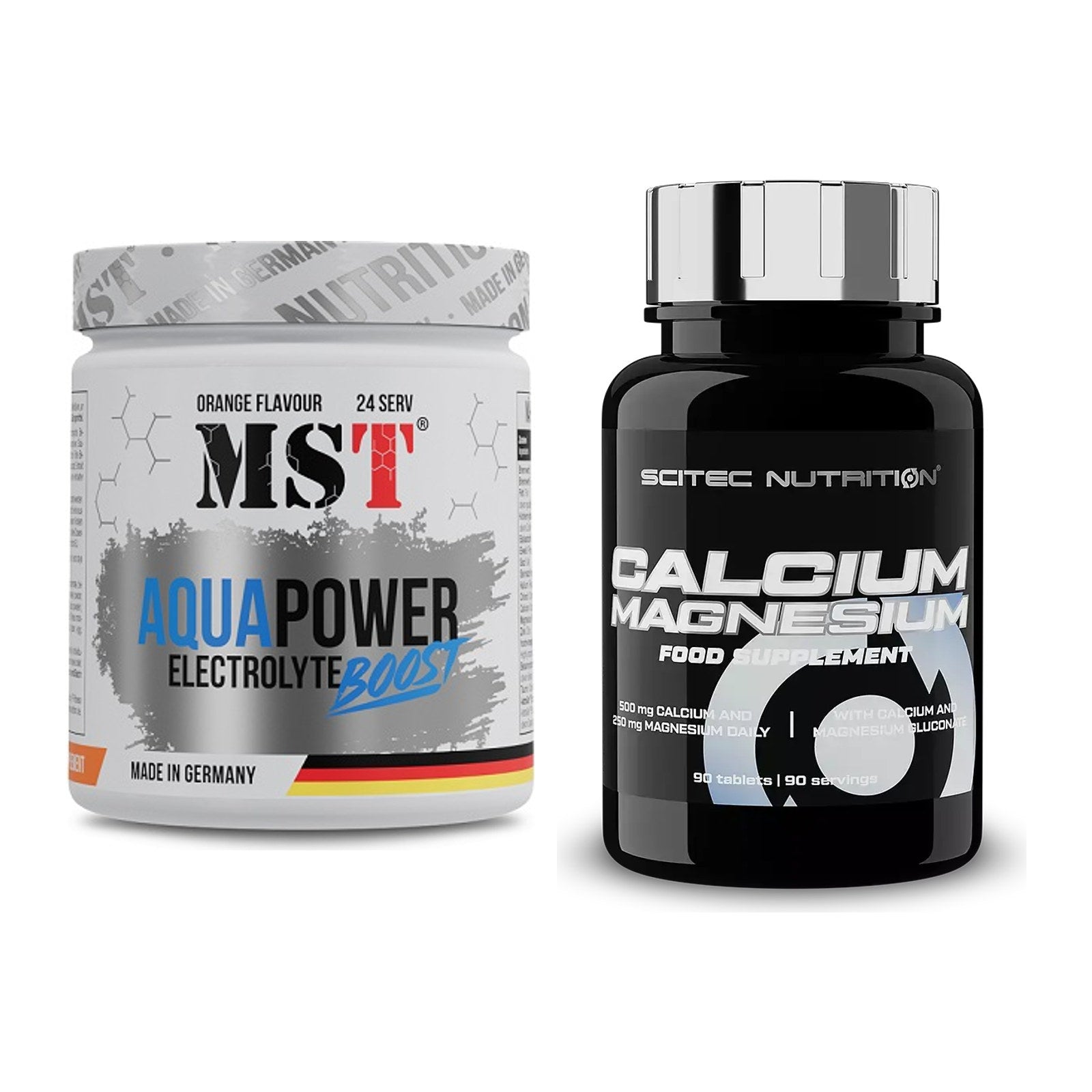 Hydrations-Set: MST Aqua Power + Scitec Calcium Magnesium – alle enthaltenen Artikel