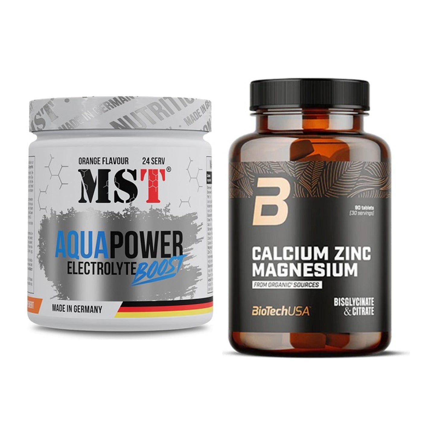 Hydrations-Set: MST Aqua Power + BioTech Calcium Zinc – alle enthaltenen Artikel