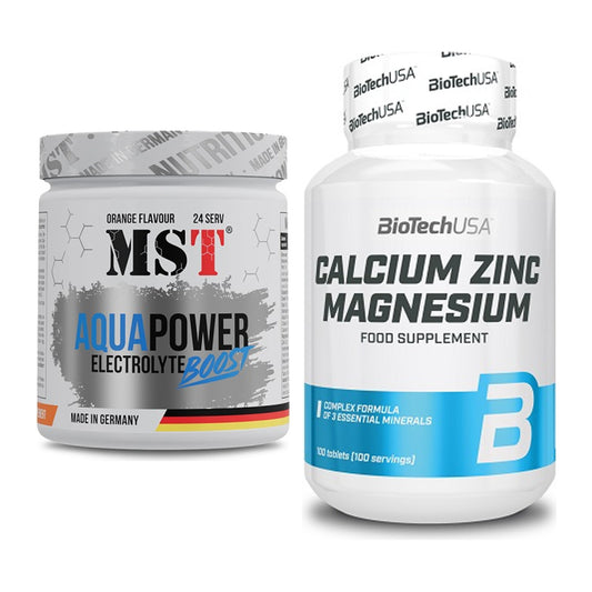Hydrations-Set: MST Aqua Power + BioTech Calcium Zinc – alle enthaltenen Artikel