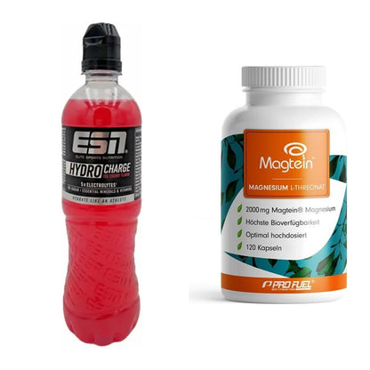 Hydrations-Set: ESN HydroCharge + ProFuel Magnesium – alle enthaltenen Artikel