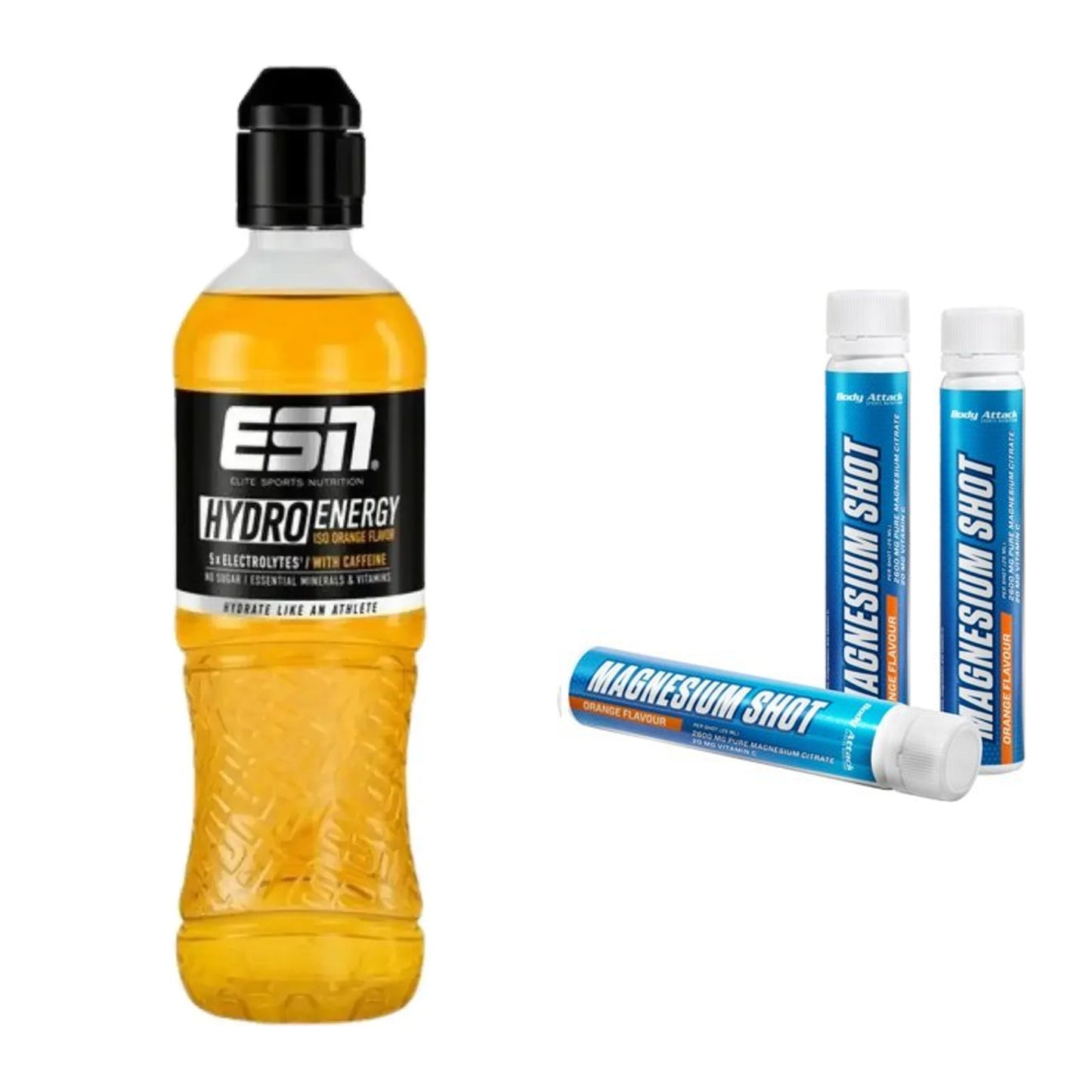 Hydrations-Set: ESN HydroEnergy + Body Attack Magnesium – alle enthaltenen Artikel
