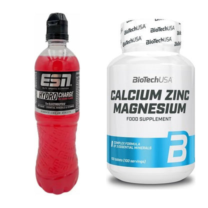 Hydrations-Set: ESN HydroCharge + BioTech Calcium Zinc – alle enthaltenen Artikel