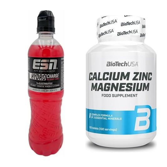 Hydrations-Set: ESN HydroCharge + BioTech Calcium Zinc – alle enthaltenen Artikel