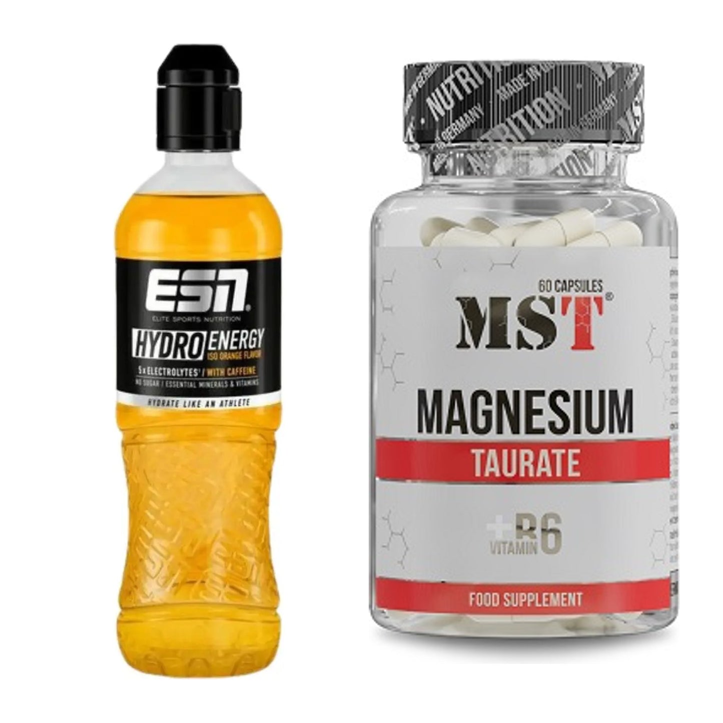 Hydrations-Set: ESN HydroEnergy (Elektrolyte) + MST Magnesium Taurat – alle enthaltenen Artikel
