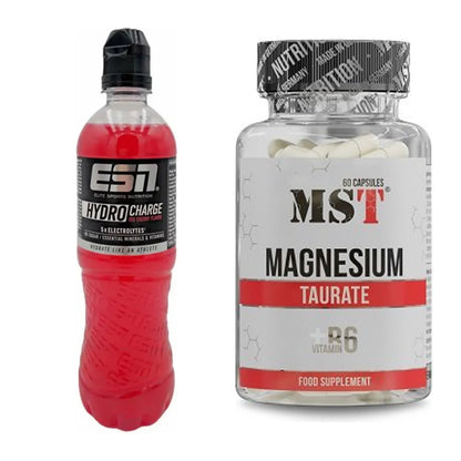 Hydrations-Set: ESN HydroCharge (Elektrolyte) + MST Magnesium Taurat – alle enthaltenen Artikel