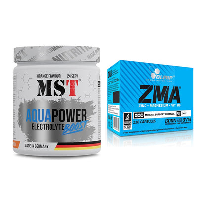 Hydrations-Set: MST Aqua Power Electrolyte Boost + Olimp ZMA – alle enthaltenen Artikel