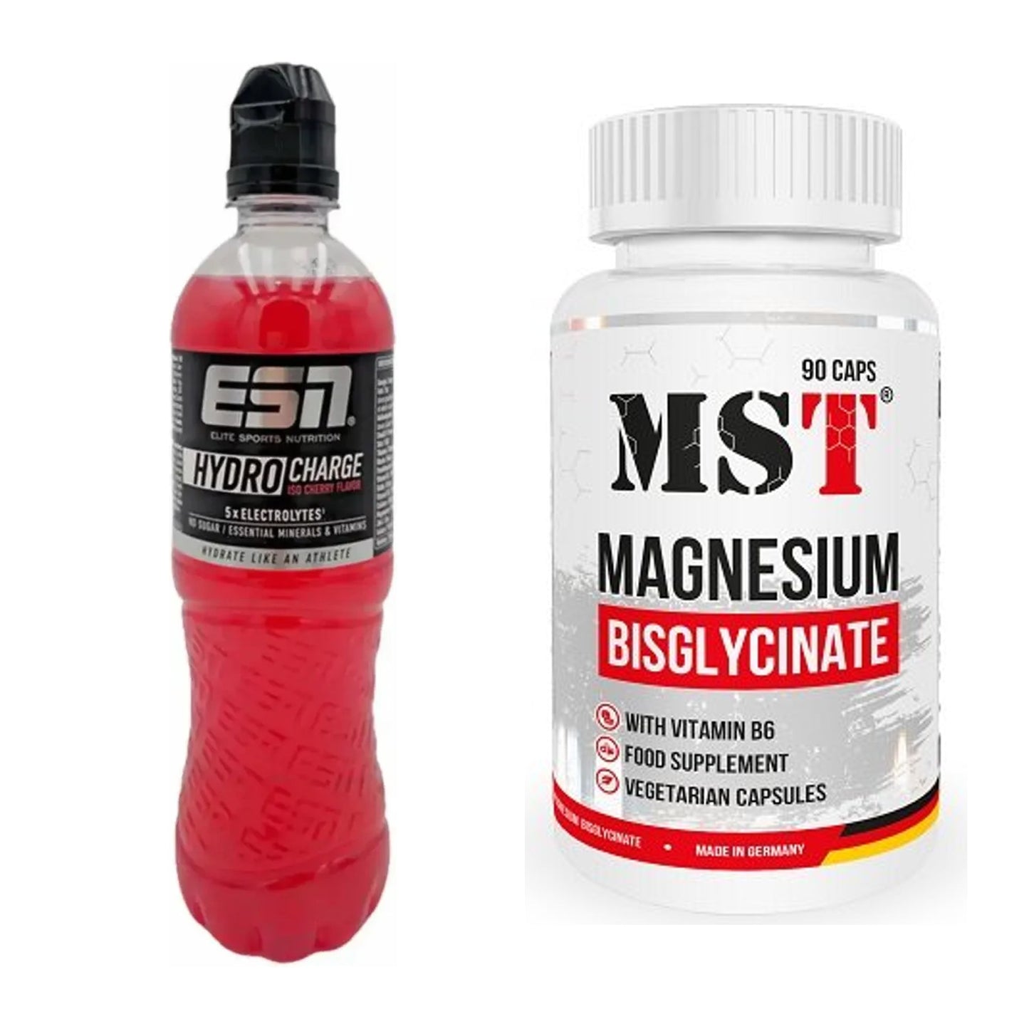 Hydrations-Set: ESN HydroCharge + MST Magnesium Bisglycinat – alle enthaltenen Artikel