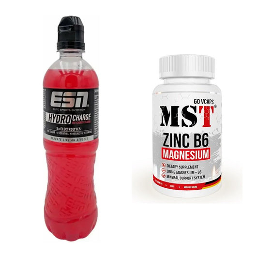 Hydrations-Set: ESN HydroCharge + MST Zinc + Magnesium + B6 – alle enthaltenen Artikel