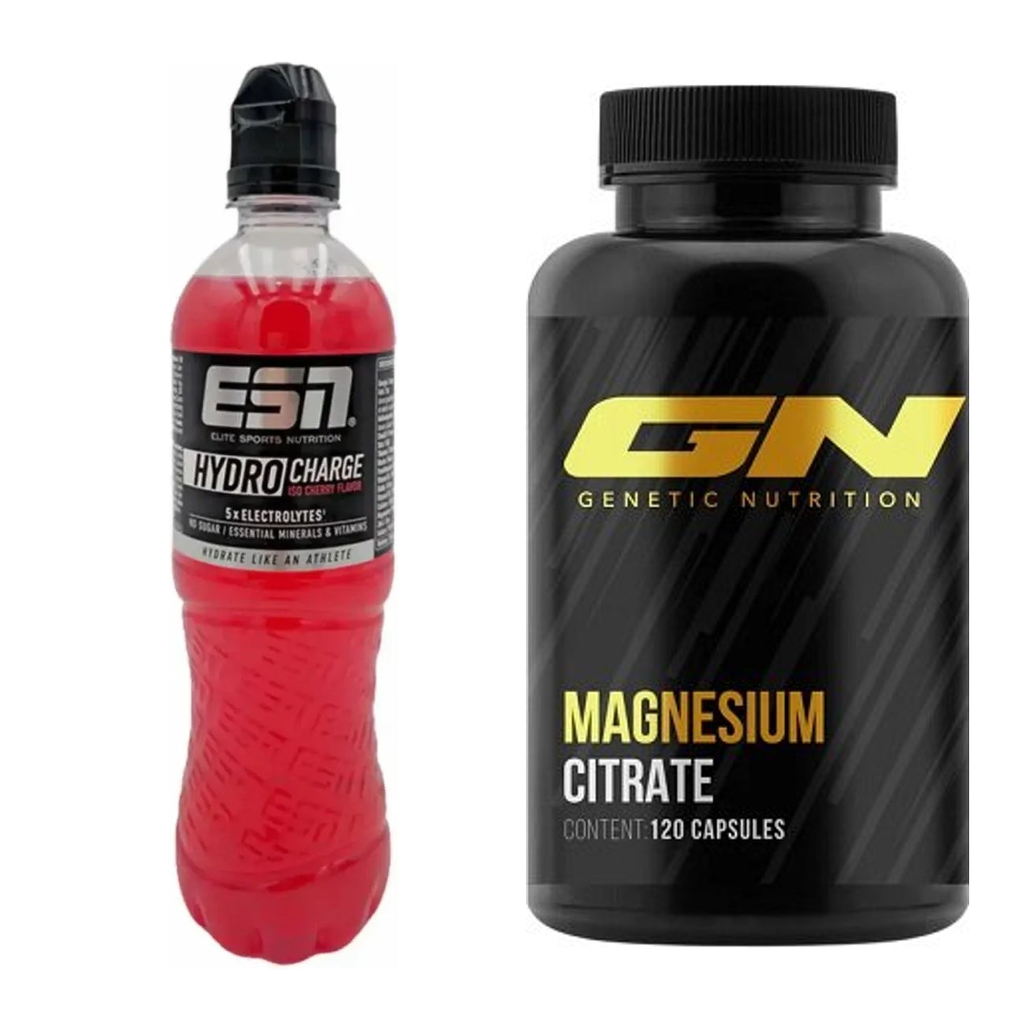 Hydrations-Set: ESN HydroCharge (Elektrolyte) + GN Magnesium Citrate – alle enthaltenen Artikel