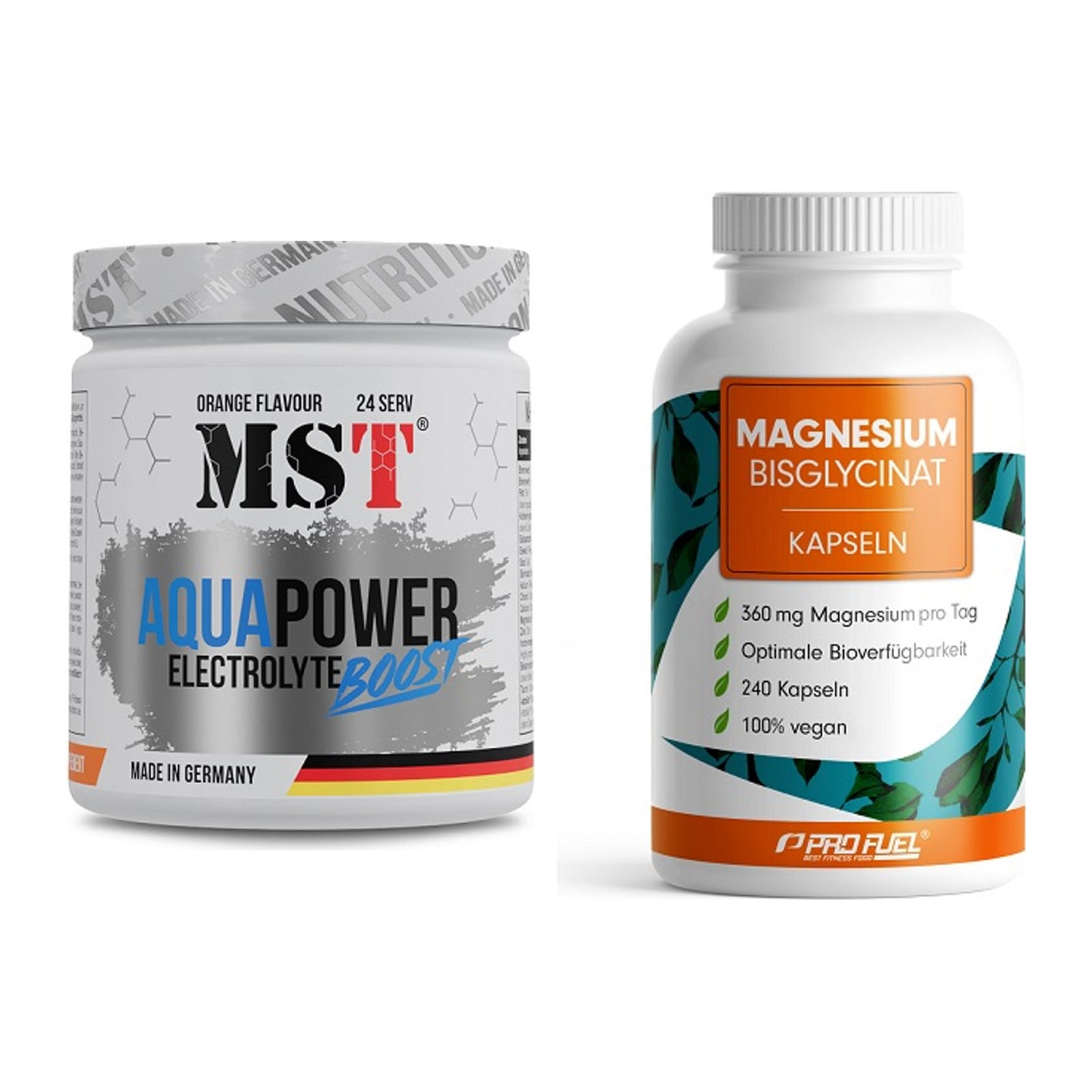 Hydrations-Set: MST Aqua Power + ProFuel Magnesium – alle enthaltenen Artikel