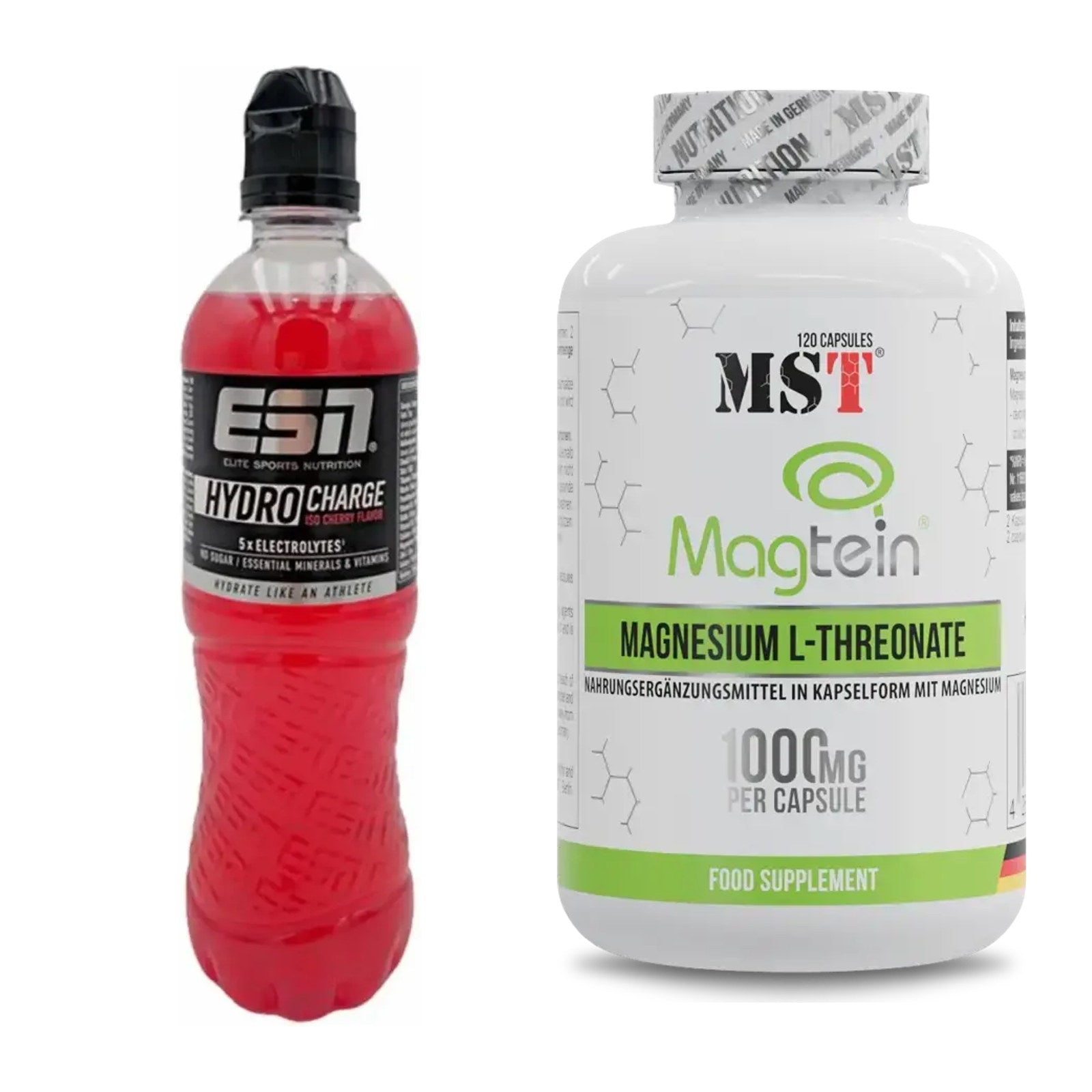 Hydrations-Set: ESN HydroCharge + MST Magnesium L-Threonate – alle enthaltenen Artikel