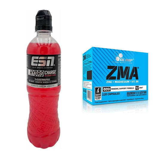 Hydrations-Set: ESN HydroCharge (Elektrolyte) + Olimp ZMA – alle enthaltenen Artikel