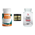 Immun-Set: ProFuel EISEN + Peak Vitamin D + #GYMJUICE ZINC – alle enthaltenen Artikel