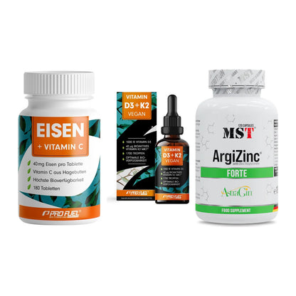 Immun-Set: ProFuel EISEN + ProFuel Vitamin + MST ArgiZinc – alle enthaltenen Artikel
