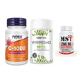 Immun-Set: Now Foods Vitamin + Sinob Vitamin D3 + MST Zinc – alle enthaltenen Artikel