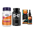 Immun-Set: Now Foods Vitamin + Big Zone Vitamin + ProFuel Zink – alle enthaltenen Artikel