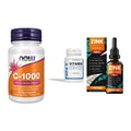 Immun-Set: Now Foods Vitamin + NNT Vitamin D3+K2 + ProFuel Zink – alle enthaltenen Artikel