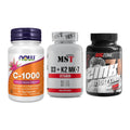 Immun-Set: Now Foods Vitamin + MST Vitamin D3 + Big Zone Zink – alle enthaltenen Artikel
