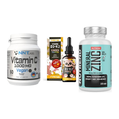 Immun-Set: NNT Vitamin C + ProFuel VITAMIN + Nutrend Zinc – alle enthaltenen Artikel