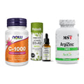 Immun-Set: Now Foods Vitamin + Sinob Vitamin D3 + MST ArgiZinc – alle enthaltenen Artikel