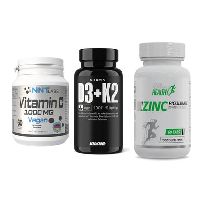 Immun-Set: NNT Vitamin C + Big Zone Vitamin + MST Healthy Zinc – alle enthaltenen Artikel