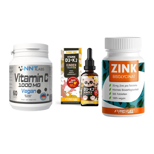 Immun-Set: NNT Vitamin C + ProFuel VITAMIN + ProFuel Zink – alle enthaltenen Artikel