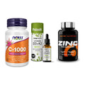 Immun-Set: Now Foods Vitamin + Sinob Vitamin D3 + Scitec Zinc – alle enthaltenen Artikel