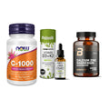 Immun-Set: Now Foods Vitamin + Sinob Vitamin D3 + BioTech Calcium – alle enthaltenen Artikel