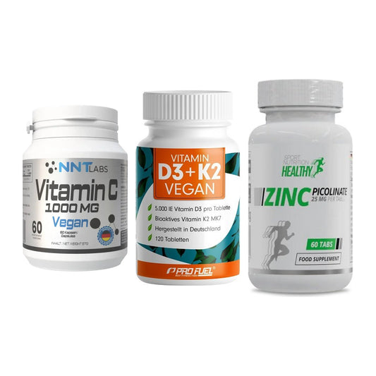 Immun-Set: NNT Vitamin C + ProFuel Vitamin + MST Healthy Zinc – alle enthaltenen Artikel